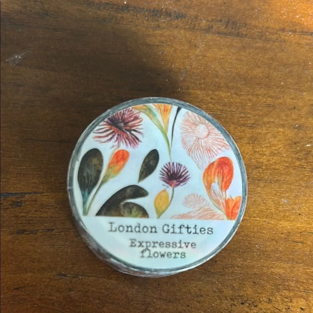 London Gifties Expressive Flowers Tape NEW